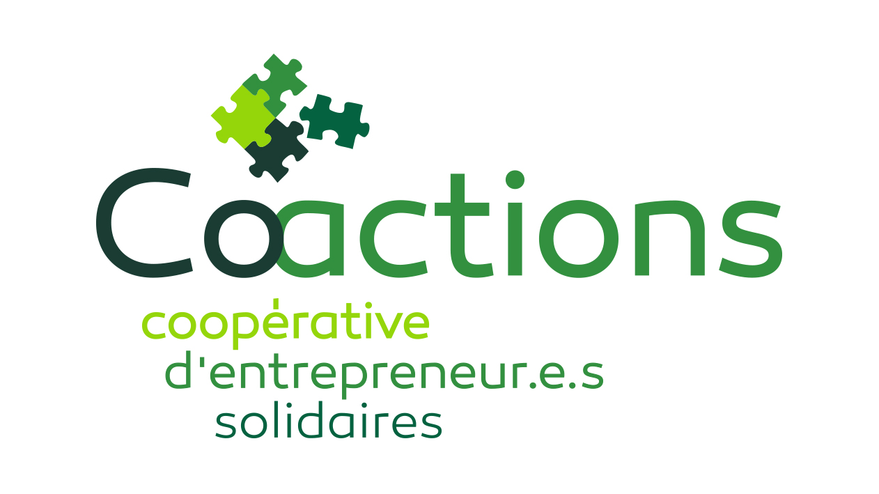 Logo coactions scop cooperative landes Fabien geley