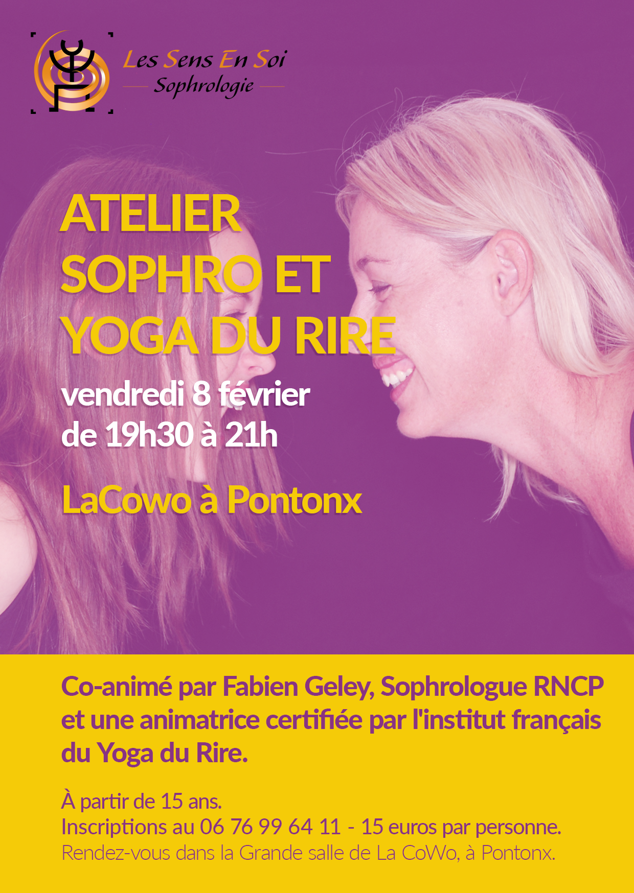 Atelier Yoga du Rire – Vendredi 8 février